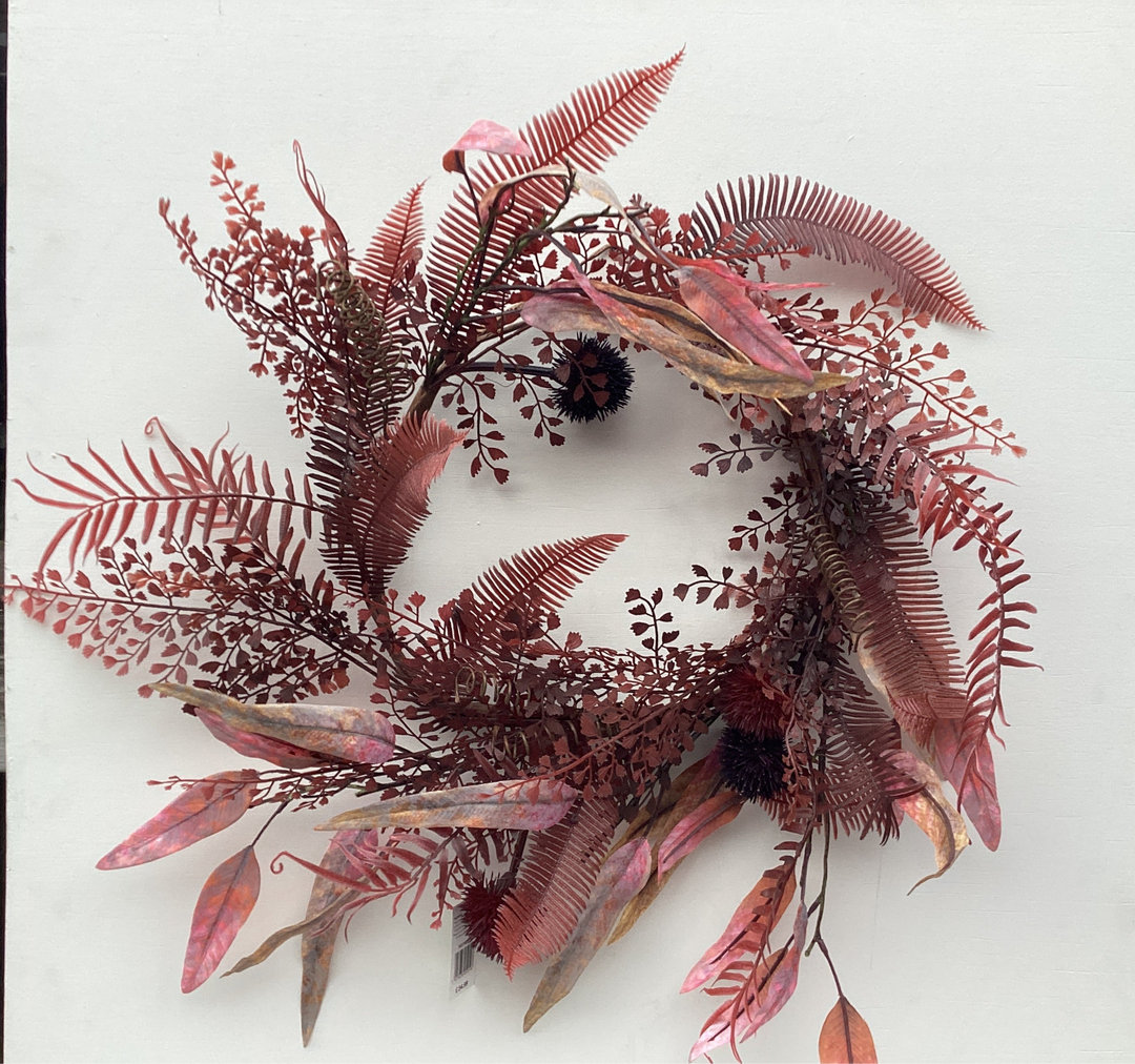 Red Autumn Wreath