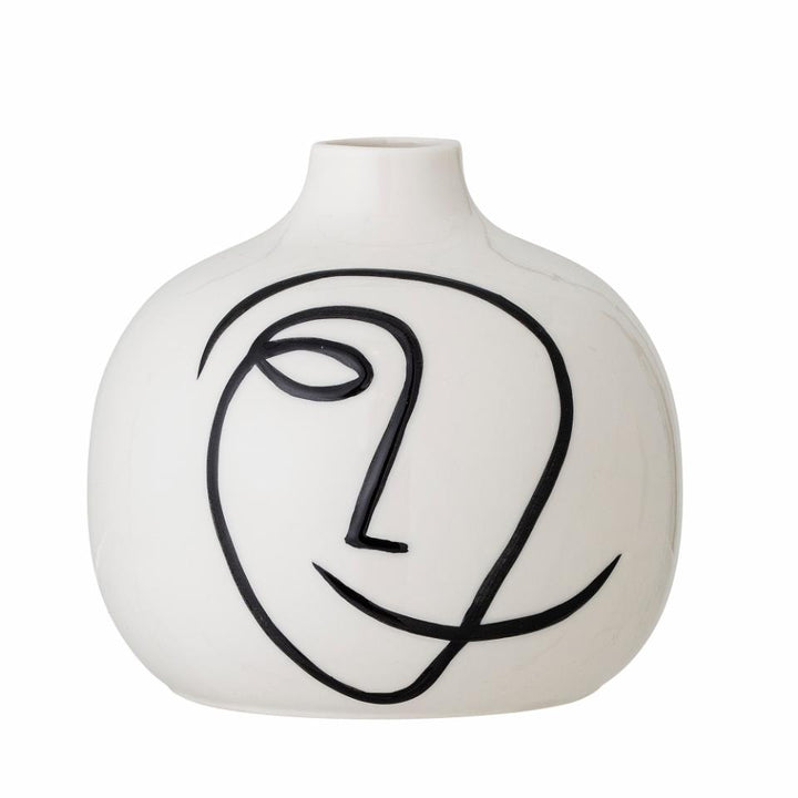 Norma Vase, White