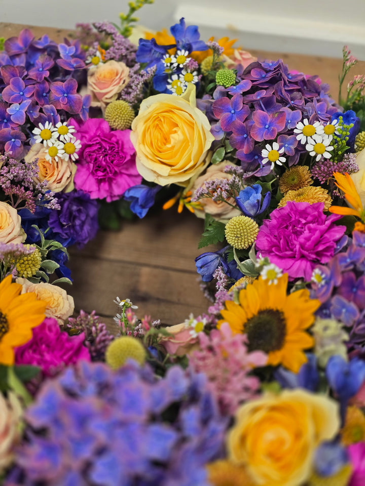 Open Loose Funeral Wreath