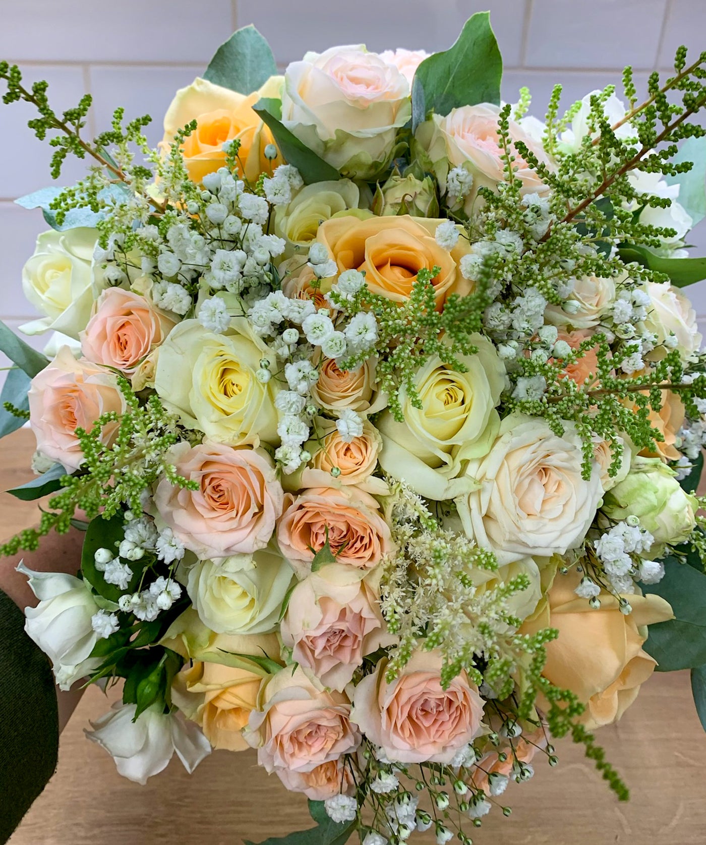 5 Rose Bridal Bouquet
