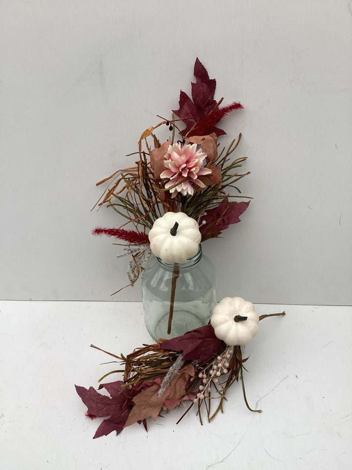 Pumpkin Autumn Spray